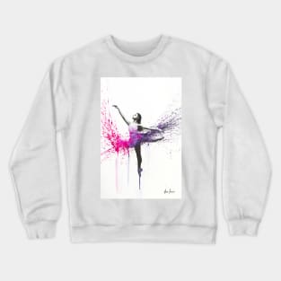 Pink Ballerina Crewneck Sweatshirt